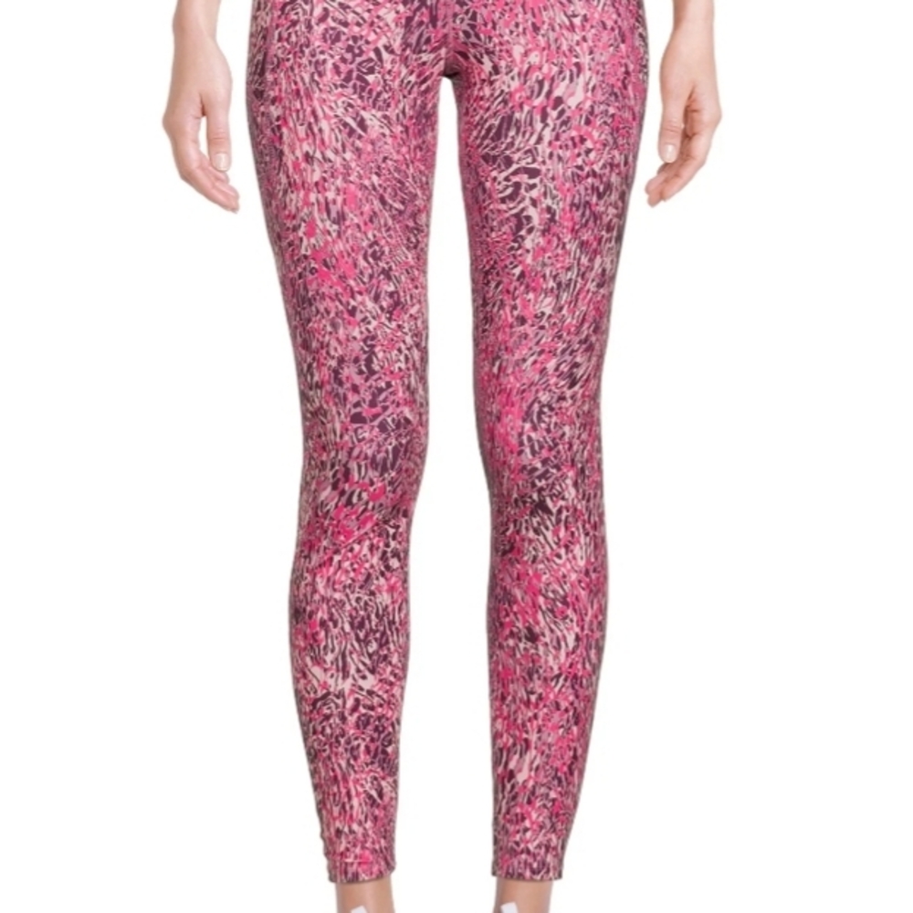 💗💜NWT Avia Women's Fashion Performance Leggings With Side Pokets-Pinkpurpl XXL - Picture 4 of 8